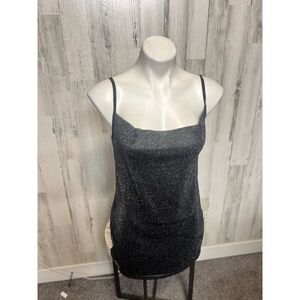 h and m black linen dress Women's Black/floral Linen-Blend Dress